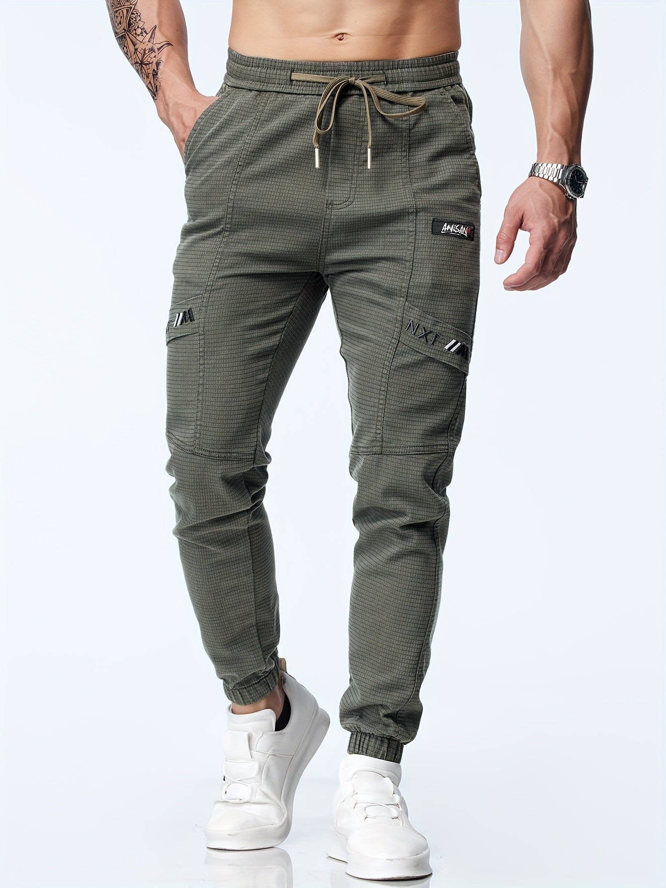 Men's Elastic Waist Pants