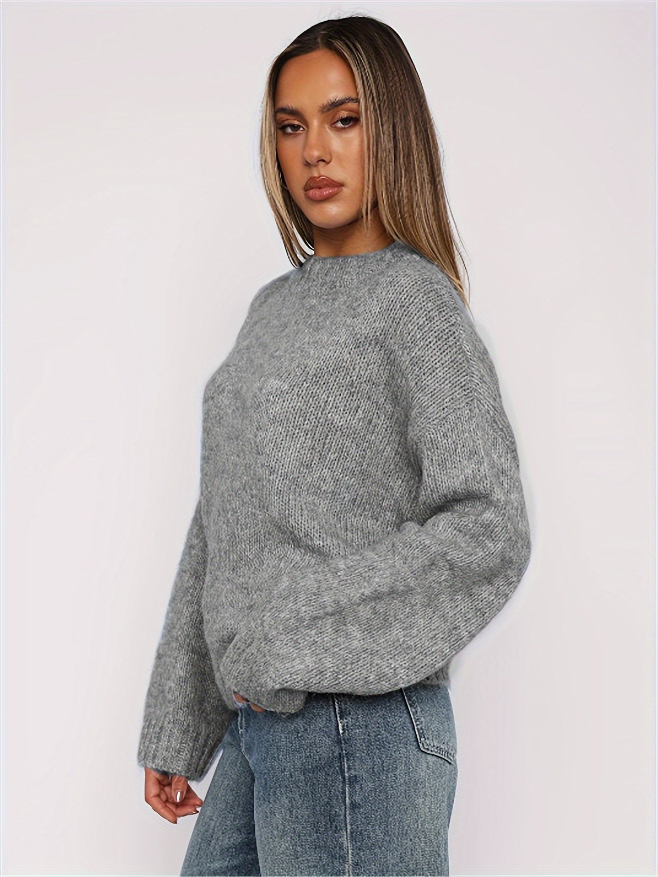 Casual turtleneck sweater for women