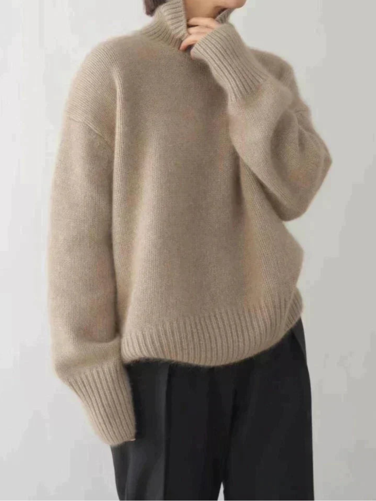 Luxurious cashmere sweater