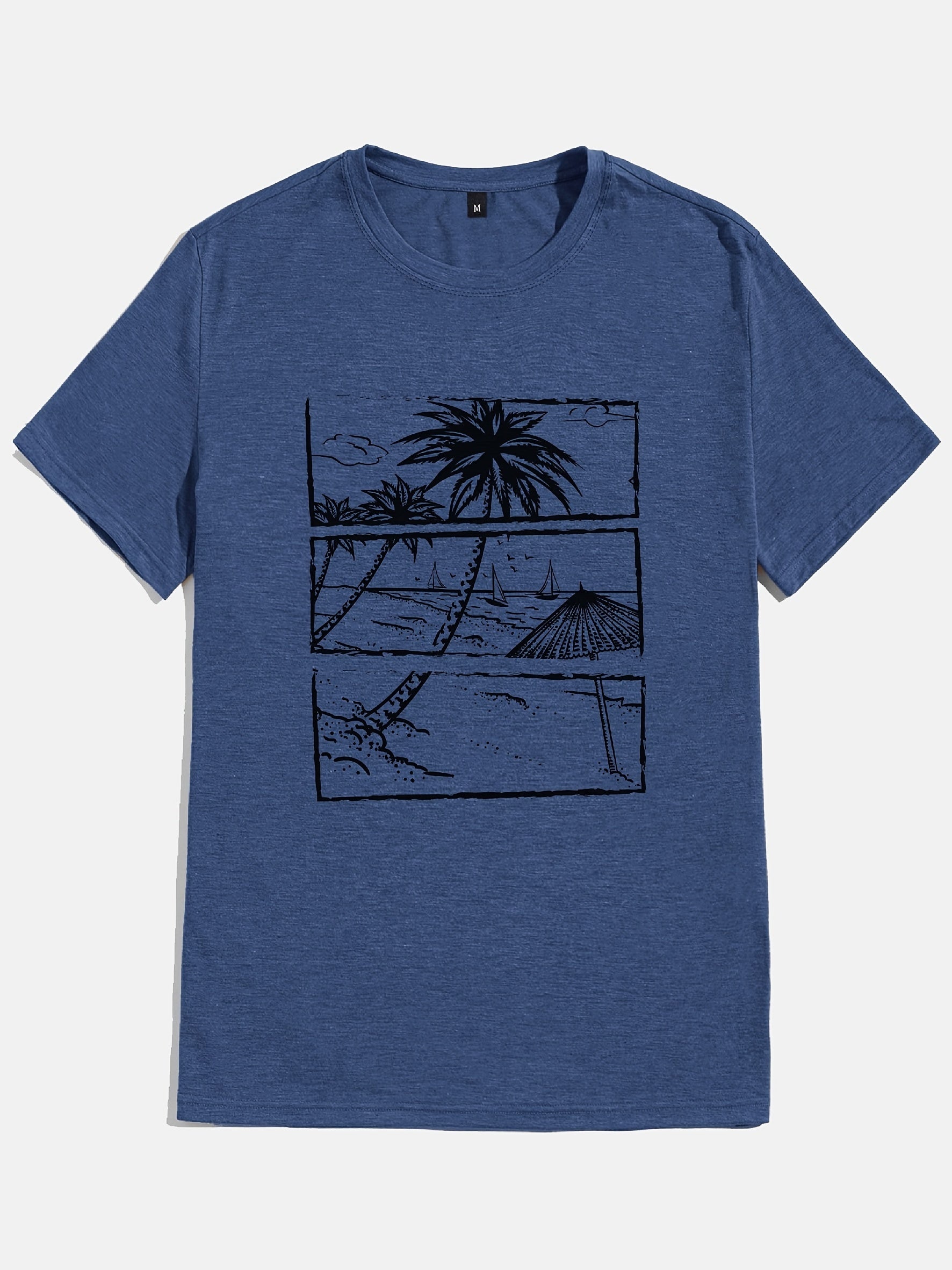 Hawaiian Beach T-shirt for Men