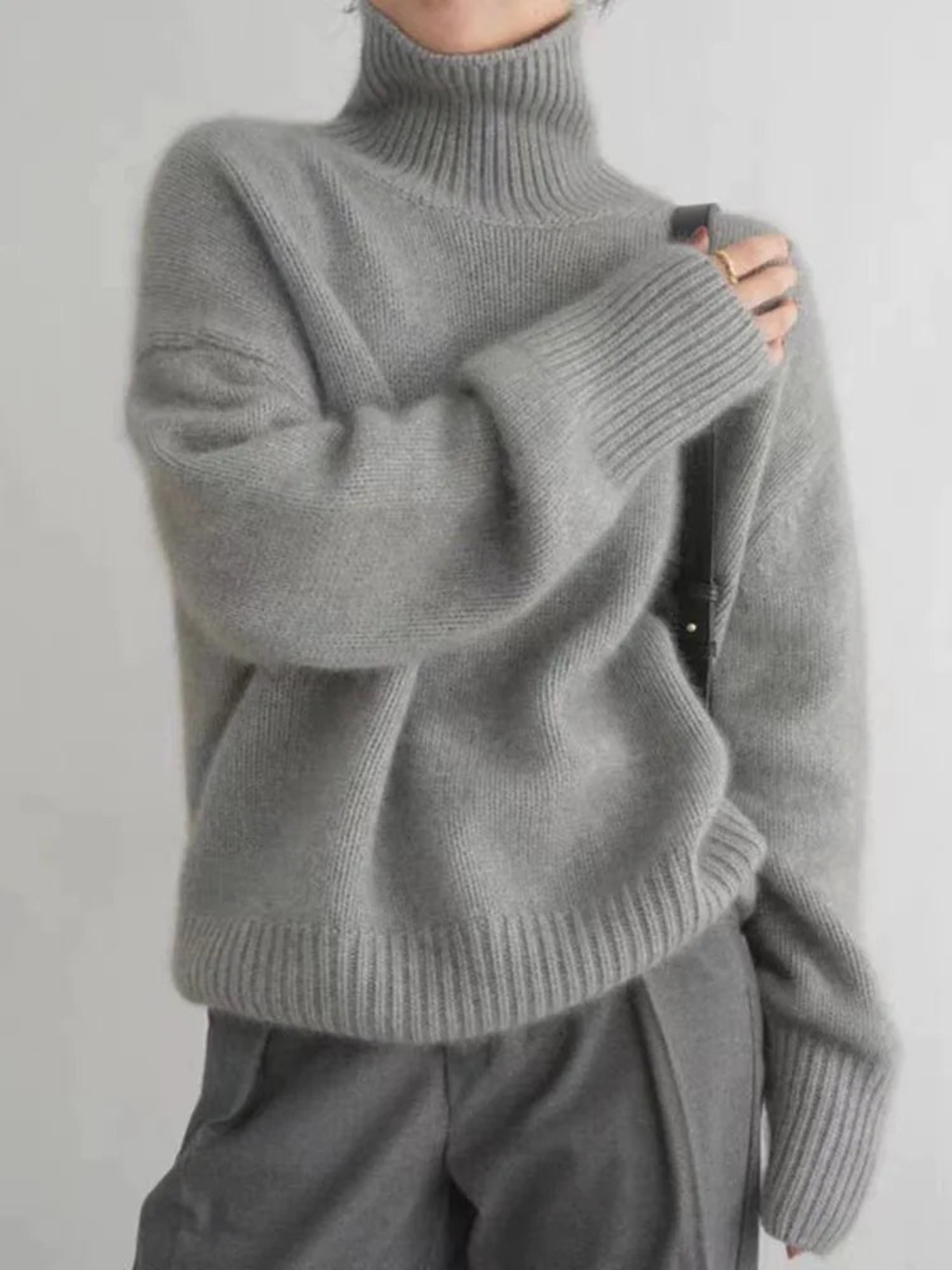 Luxurious cashmere sweater