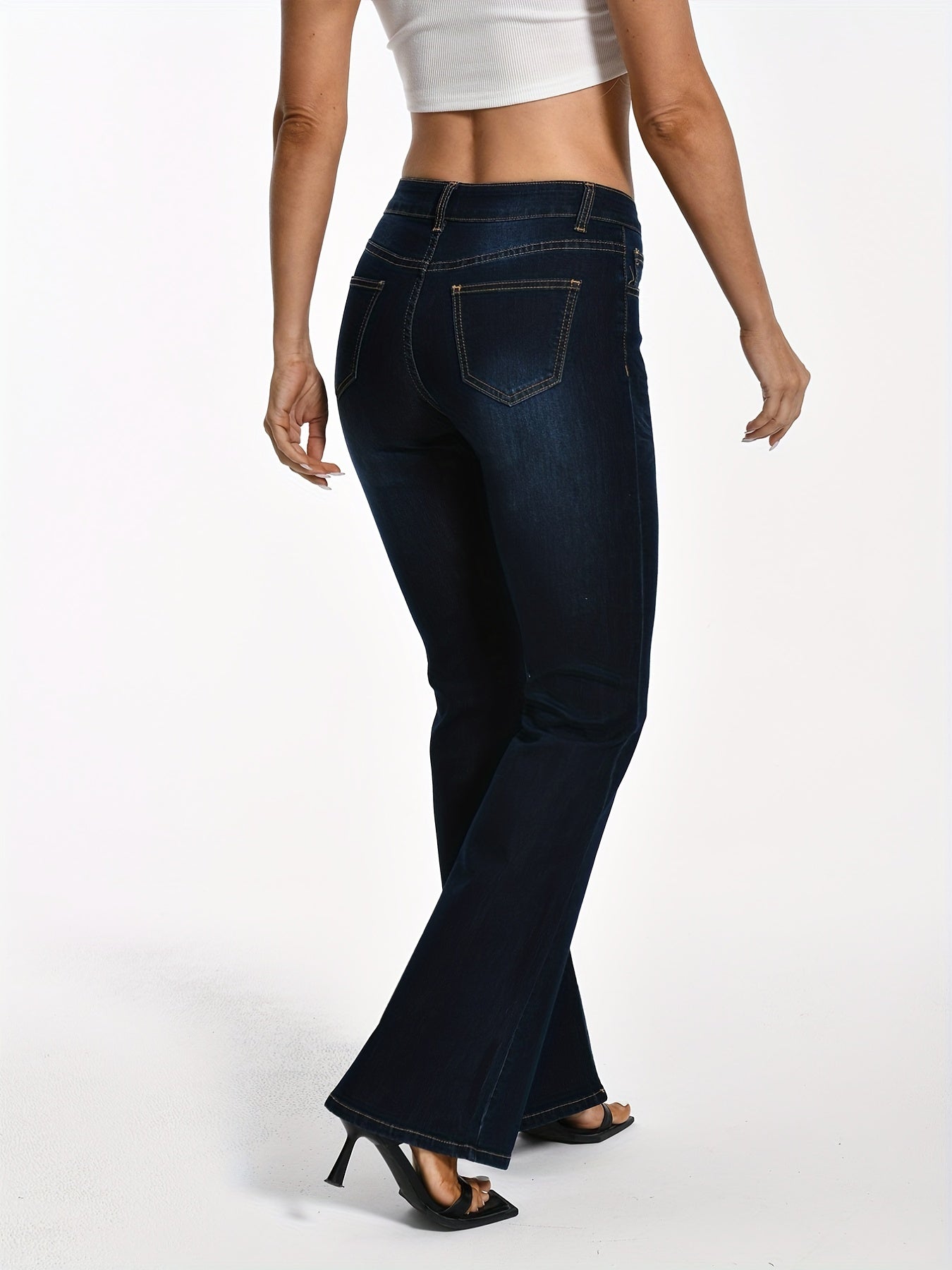 Wide Flared Denim Flare Jeans