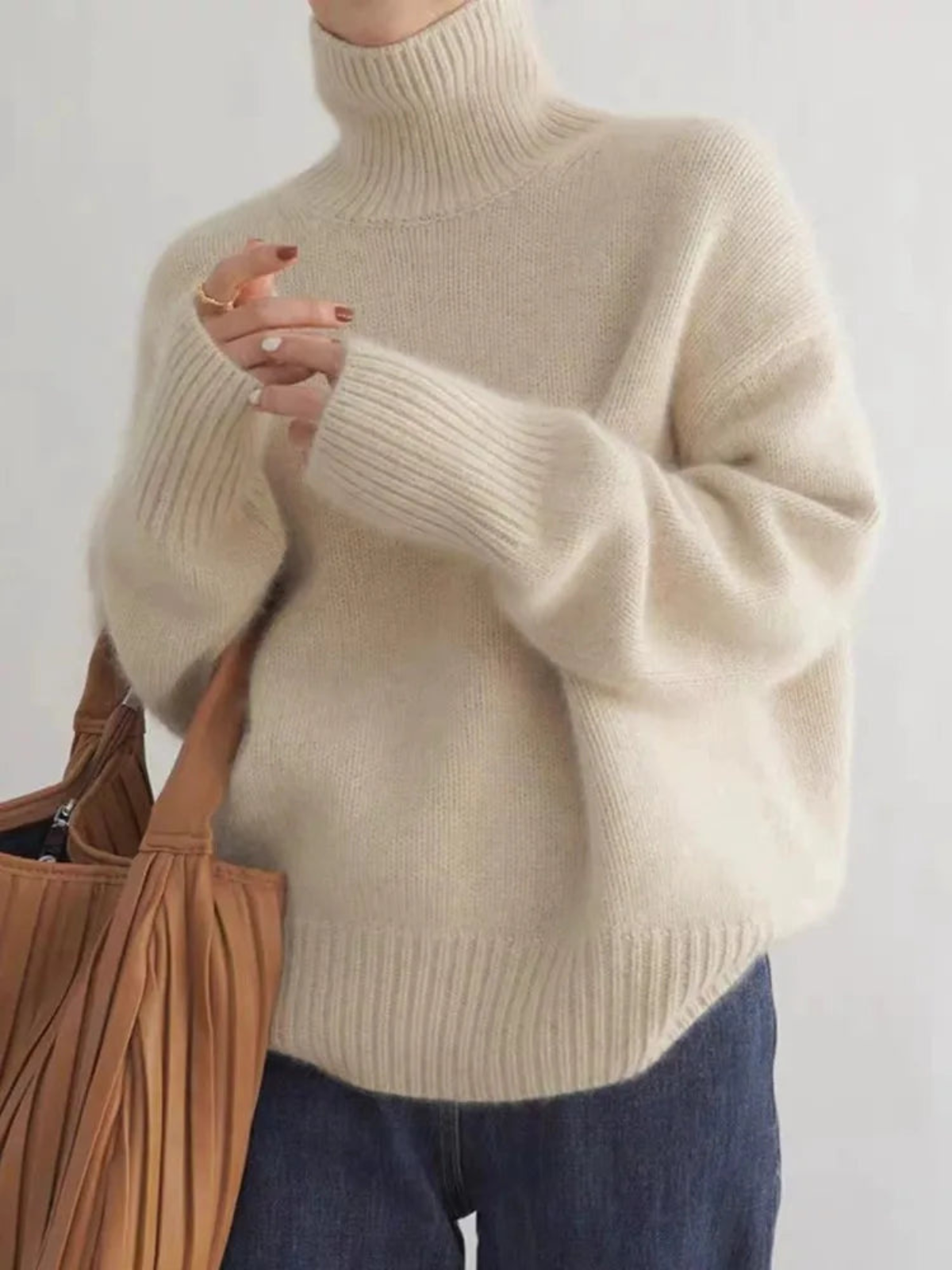 Luxurious cashmere sweater