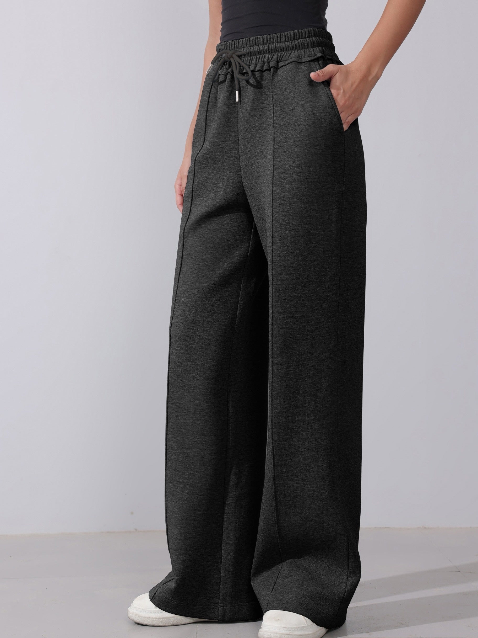 Casual Cotton Piping Trousers