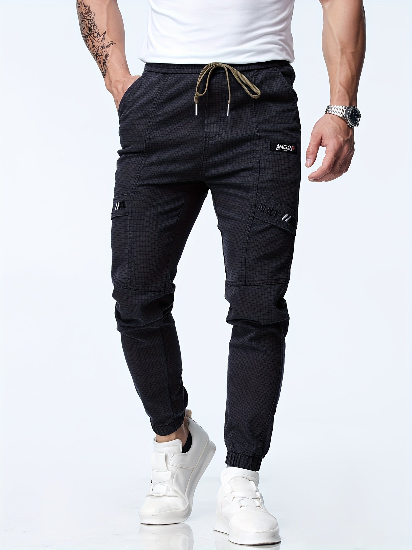 Men's Elastic Waist Pants