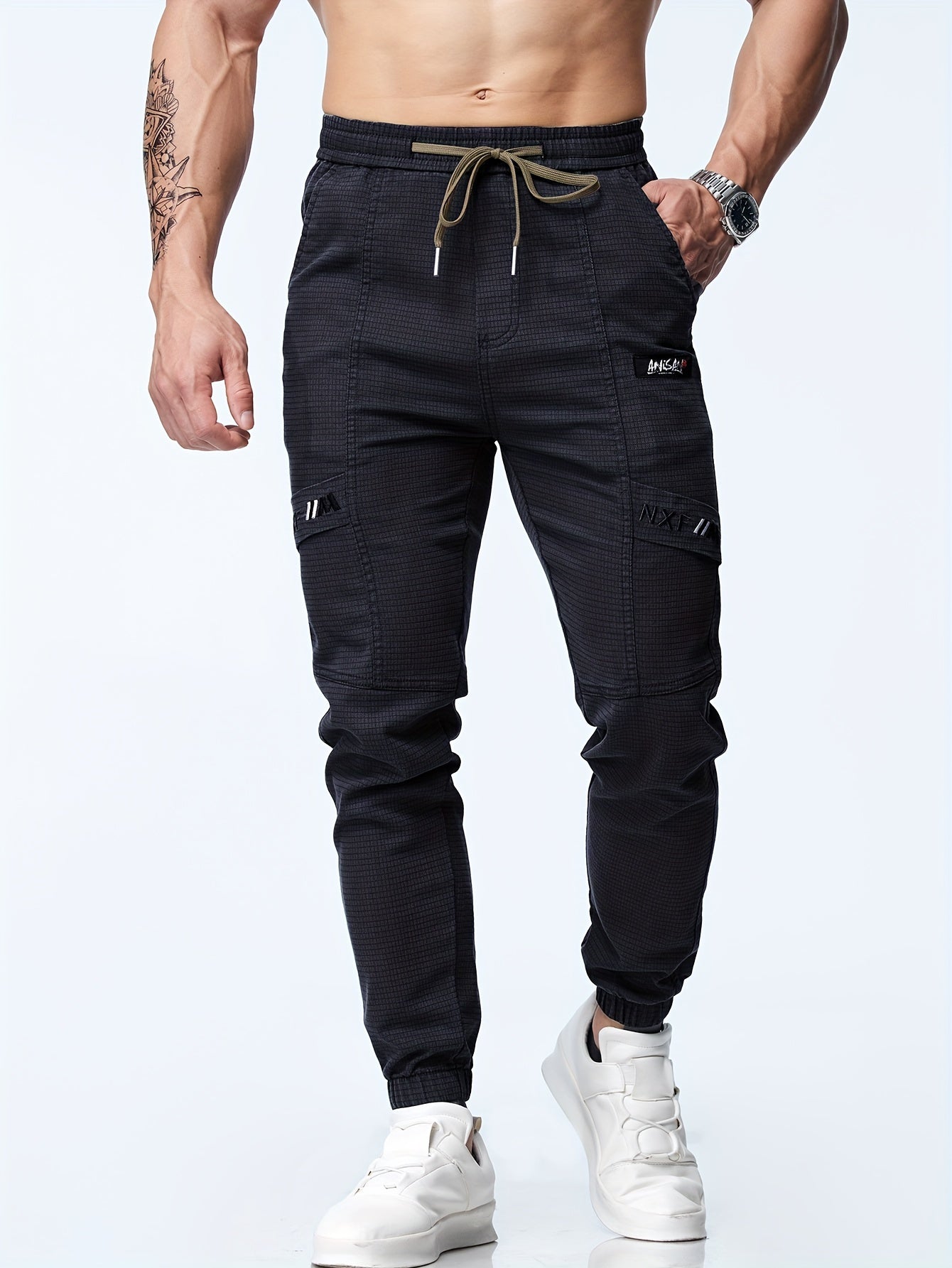 Men's Elastic Waist Pants