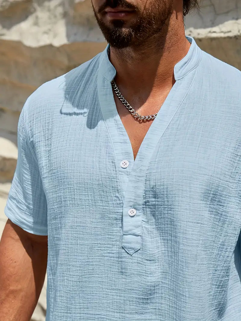 HENLEY | Men's Cotton T-Shirt