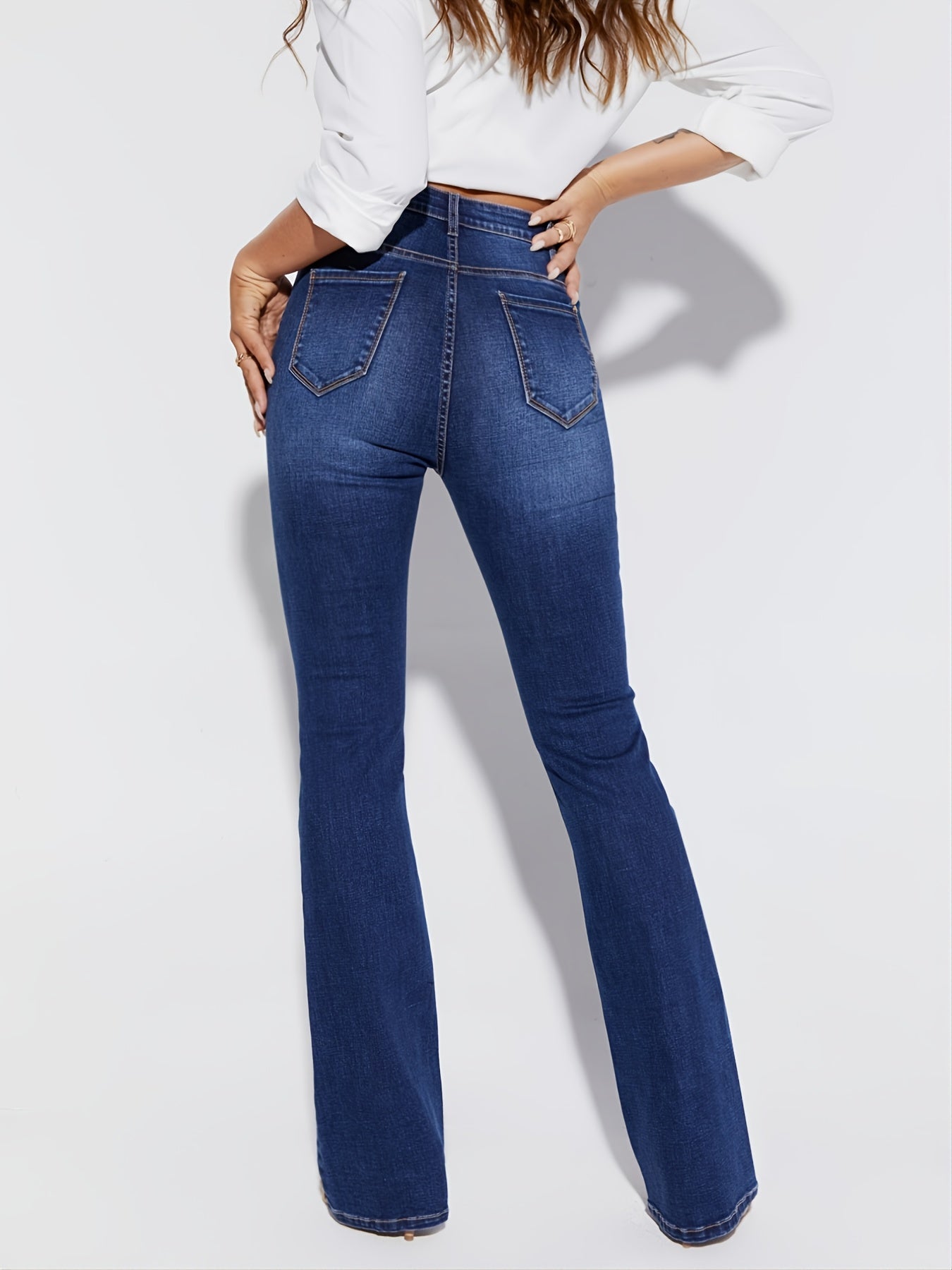 Casual Wide Leg Denim