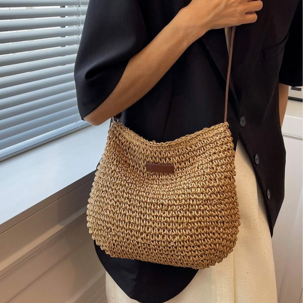 Jolien - Straw Shoulder Bag