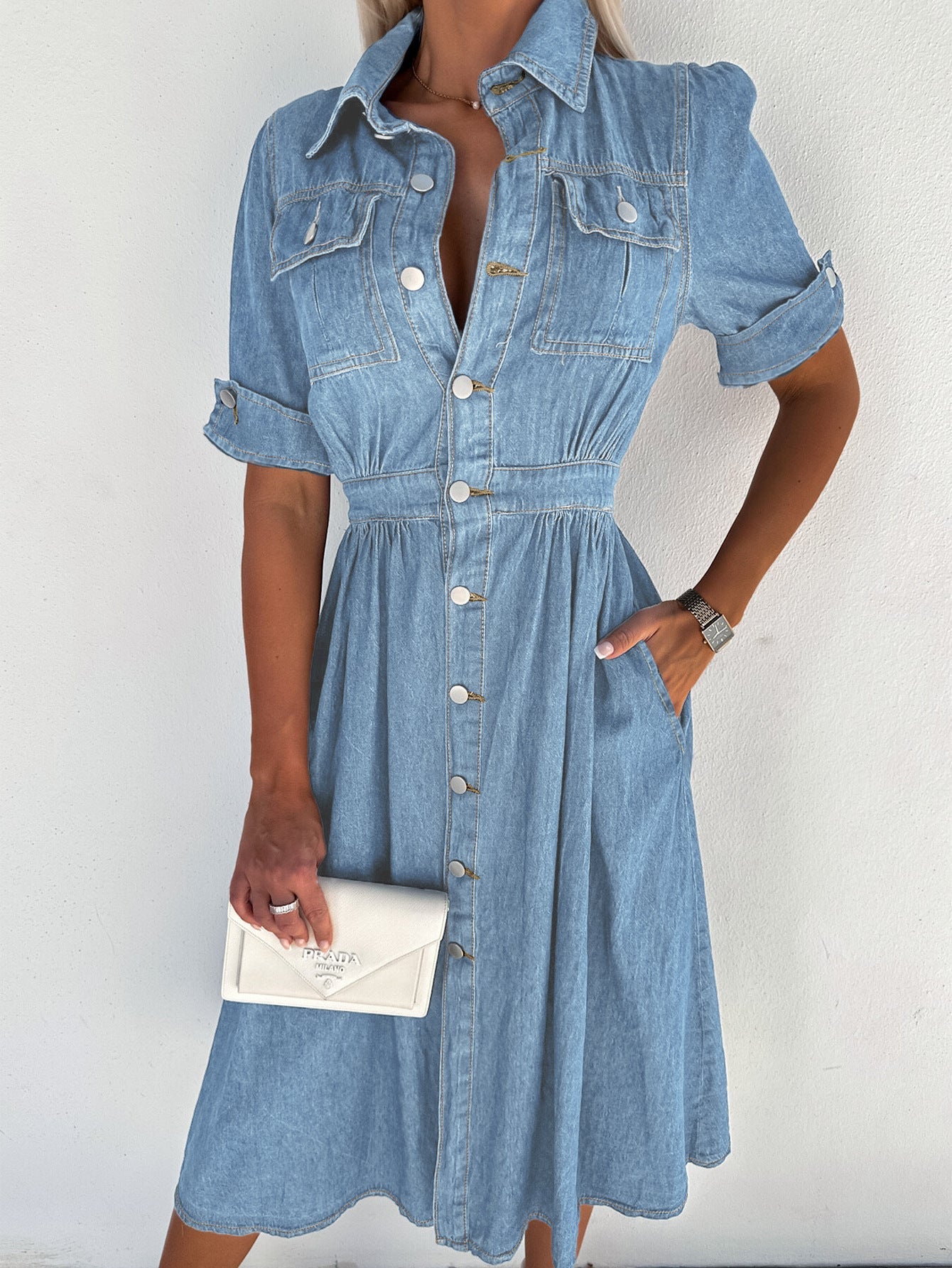 Ellen Denim Dress