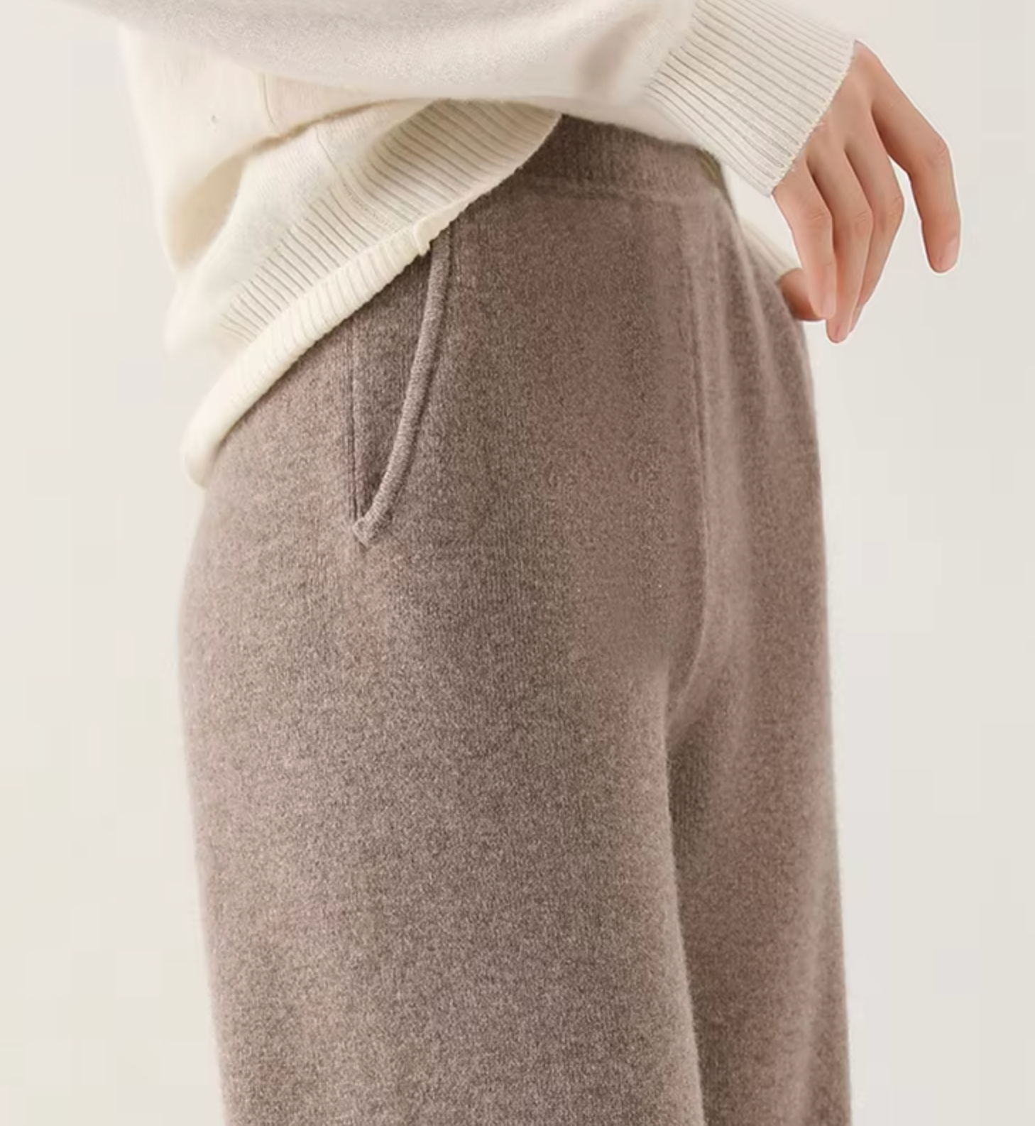 Palazzo Trousers made of wool