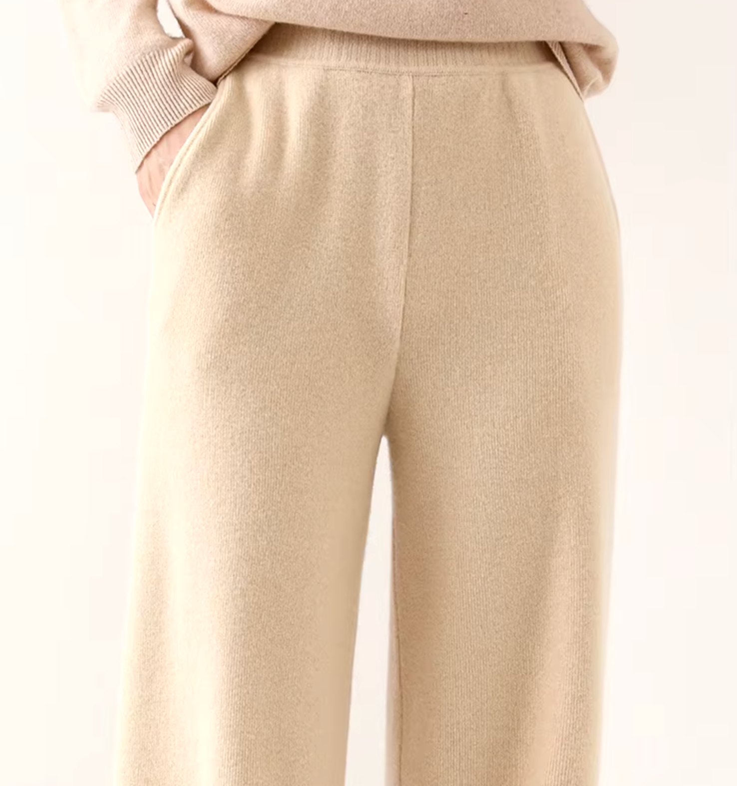 Palazzo Trousers made of wool