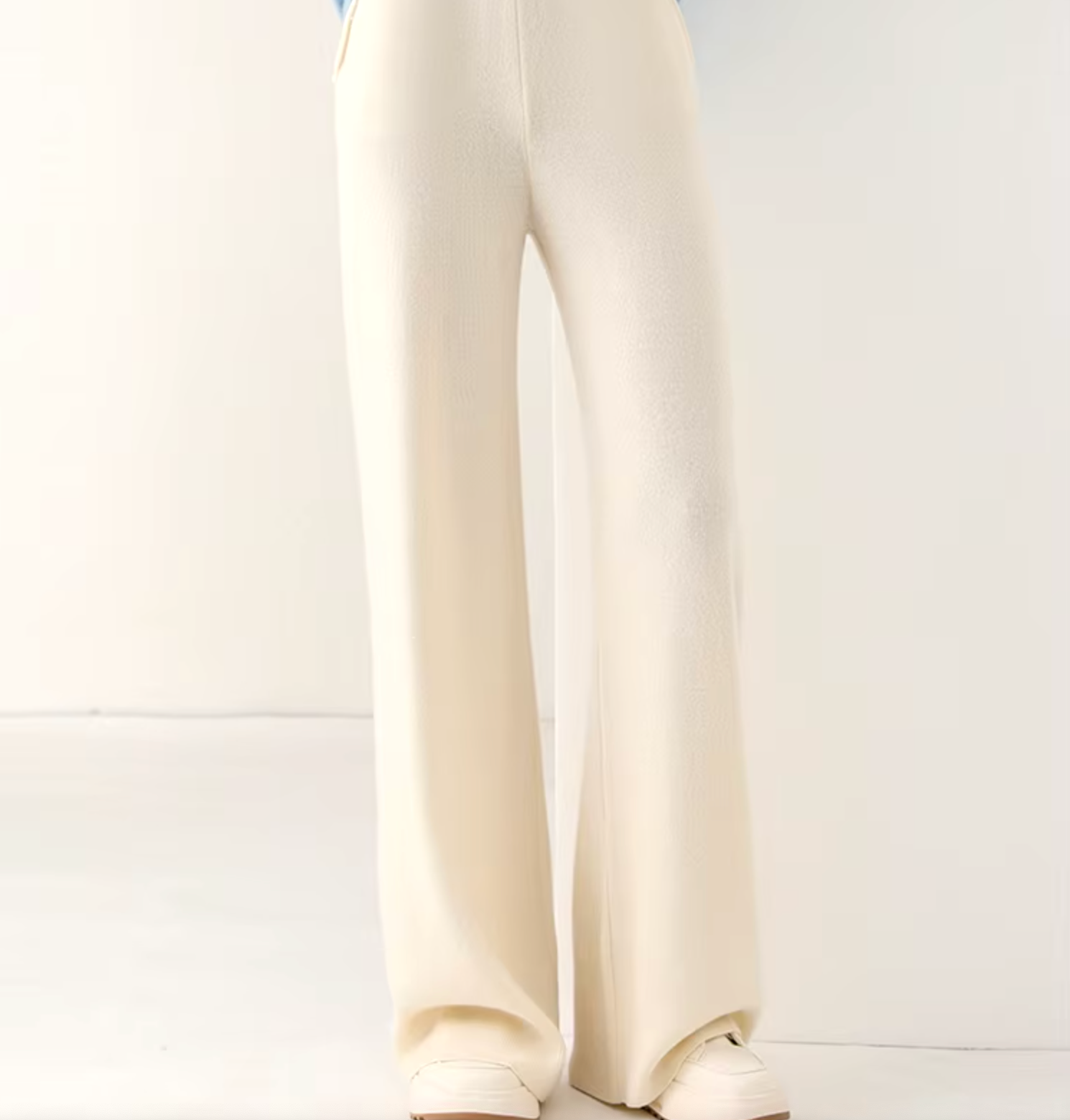 Palazzo Trousers made of wool