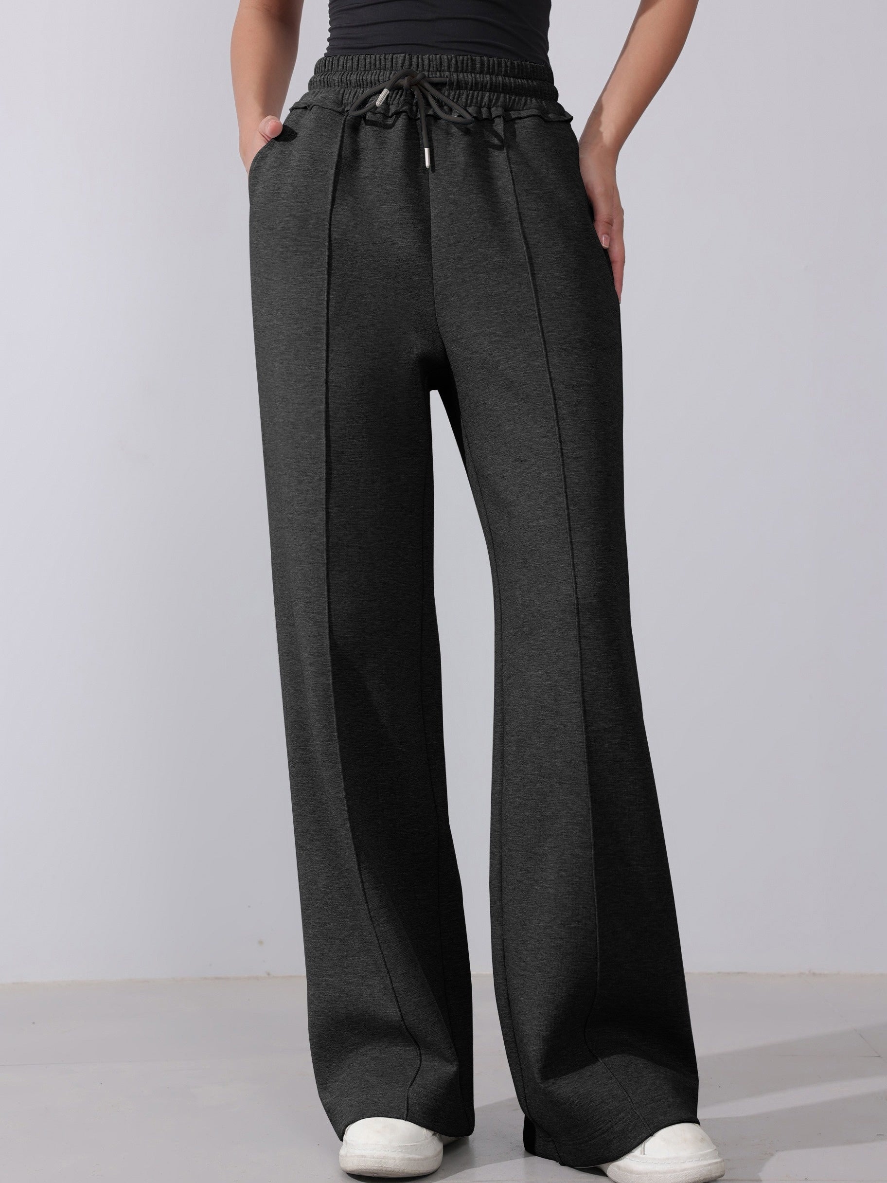 Casual Cotton Piping Trousers