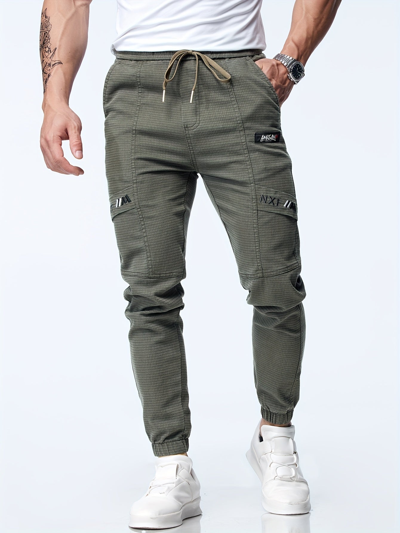 Men's Elastic Waist Pants