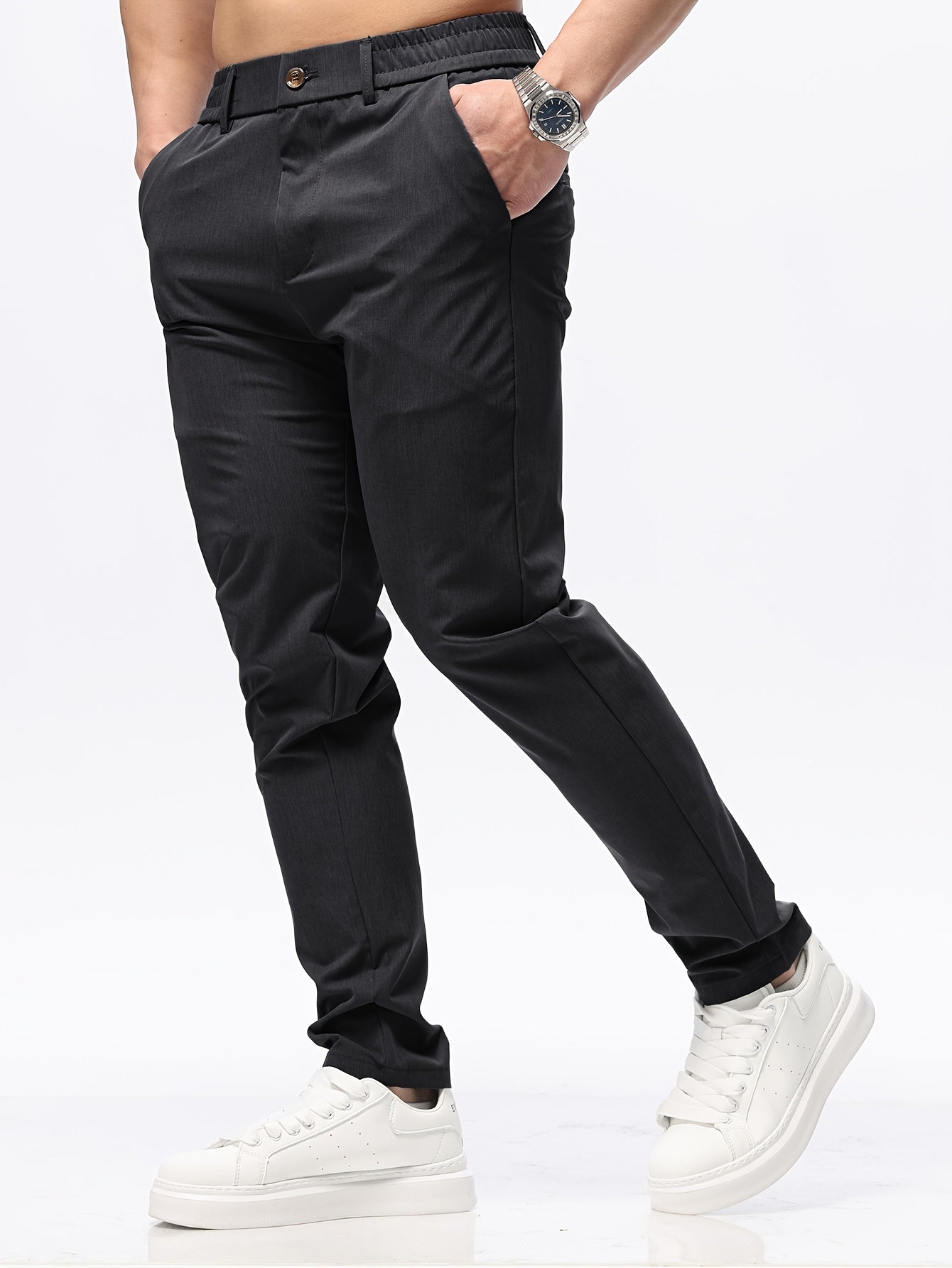 Trendy Slim Fit Pants for Men