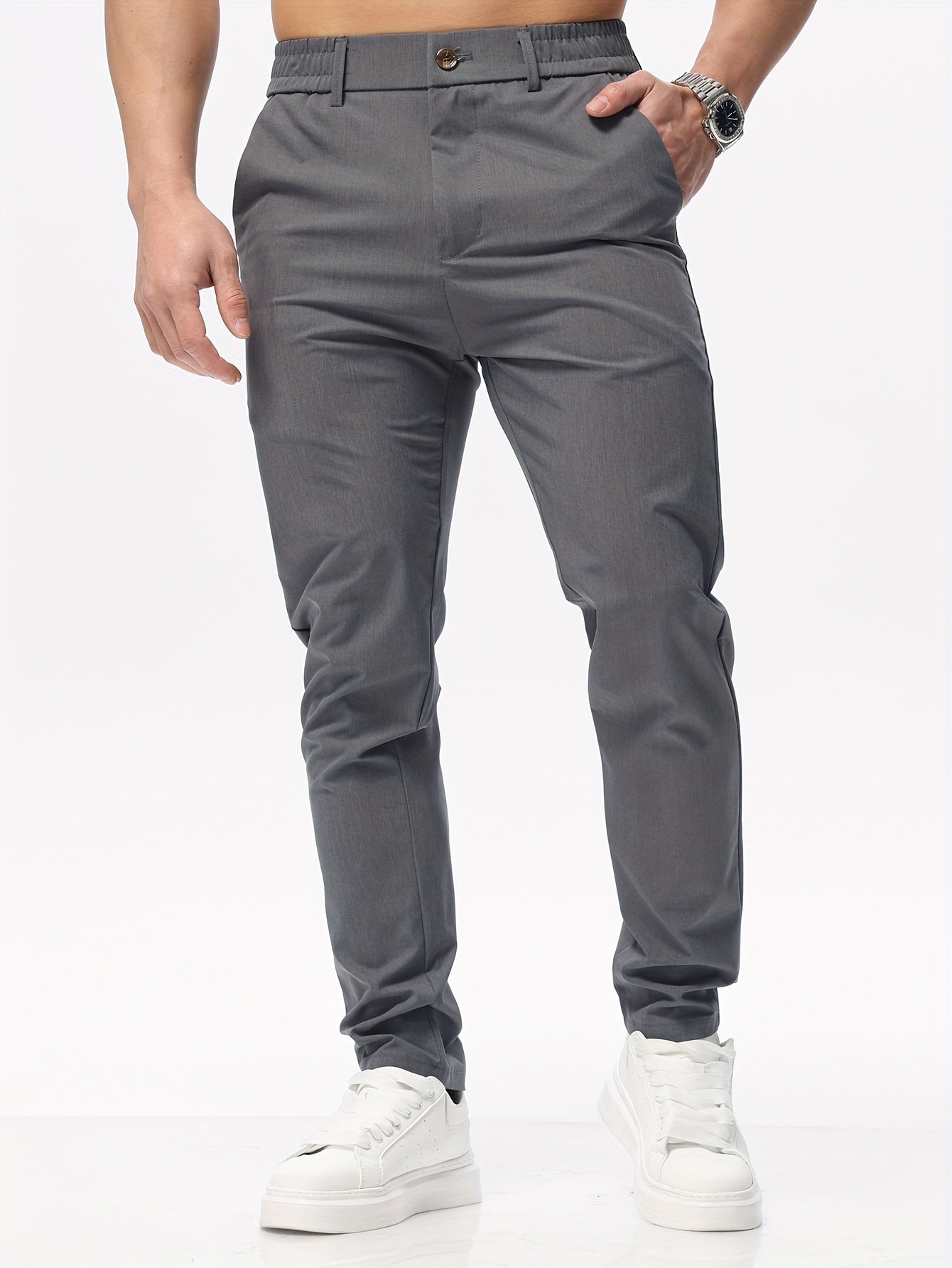 Trendy Slim Fit Pants for Men